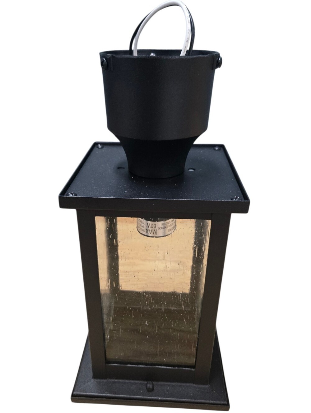 Emliviar (1803EW1 - P) Outdoor Light Floor Lamp in Black Finish